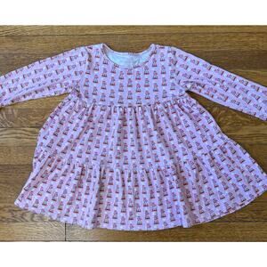 James & Lottie Girls' Gumball Print Dress Size 4